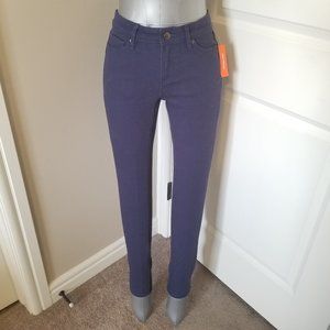 Joe Ladies Mid-rise Classic Slim Fit Stretch Coloured Jeans (Indigo/Blue)